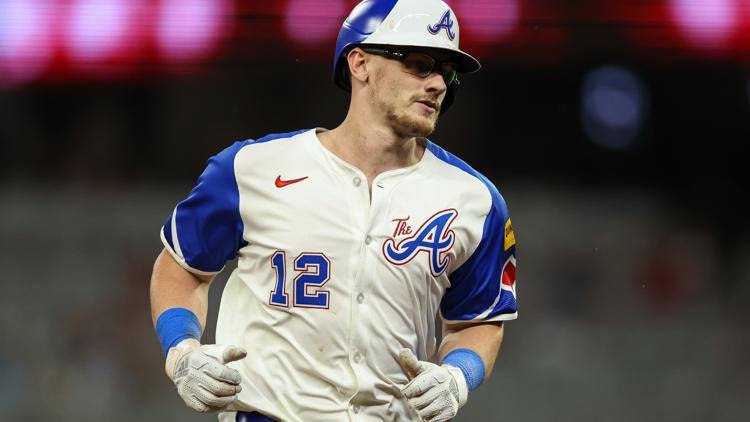 Schwellenbach strikes out 12, Murphy hits grand slam as Braves take one back from Phillies
