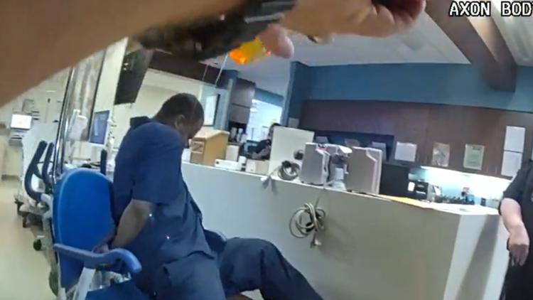 11Alive obtains video that led to Greene County deputy's arrest after handcuffed suspect was tased in hospital