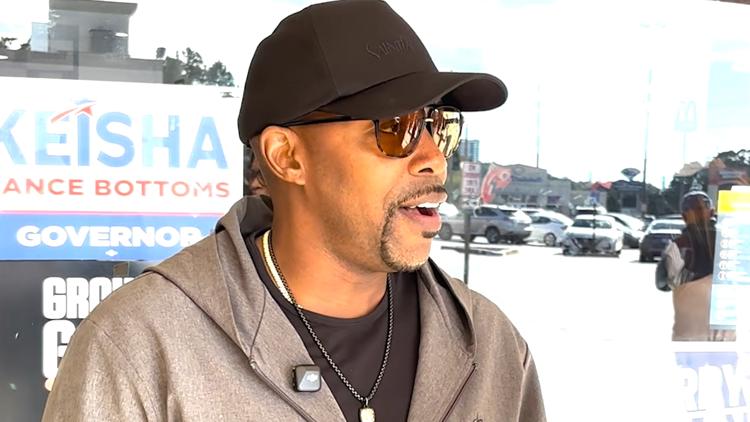 Atlanta Mayor Andre Dickens, Film Producer Will Packer hit campaign trail as Georgia voters turn out in record numbers