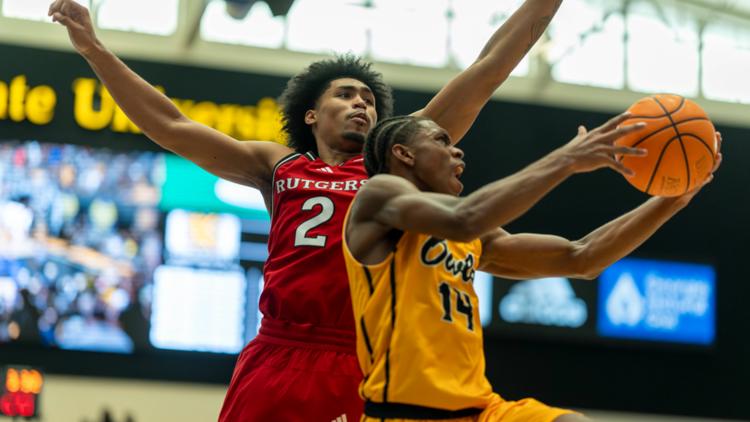 Kennesaw State beats No. 24 Rutgers 79-77 in program's 1st home game against ranked team