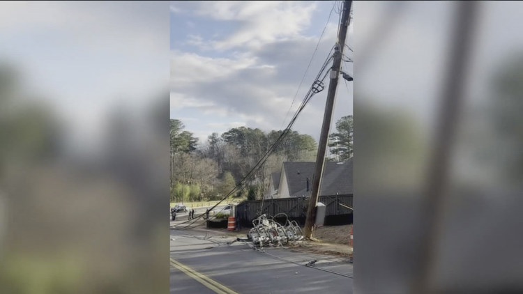 Traffic Alert: Neese Road back open a day after road construction incident knocks down power poles