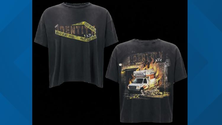Owner of robbed Atlanta clothing store turns photo of crime scene into t-shirt