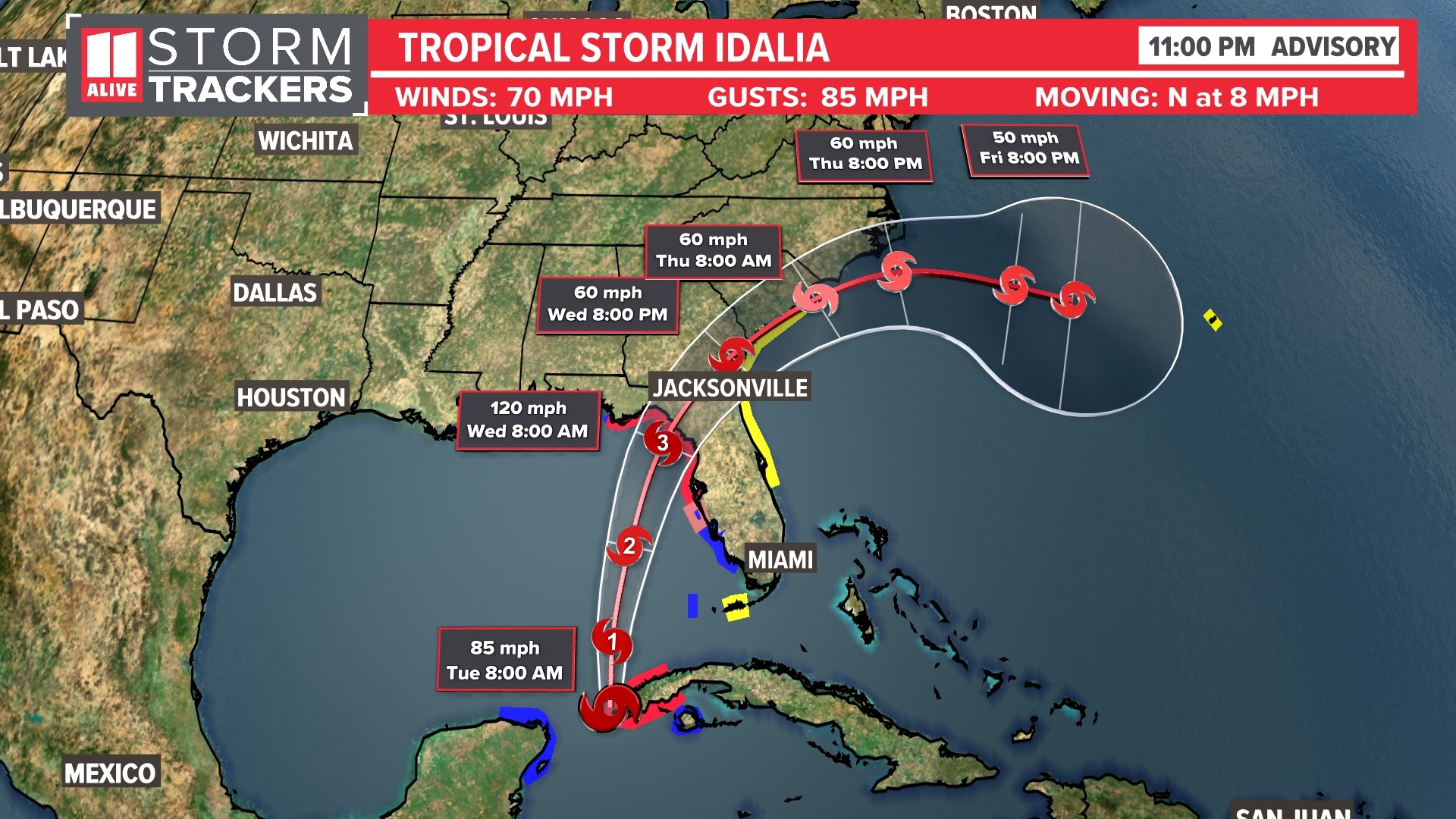 One word: Leave' as Hurricane Idalia set to hit Florida with