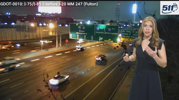 Traffic Alert: Lanes back open after eight-vehicle crash on I-75/85 SB at University Ave.