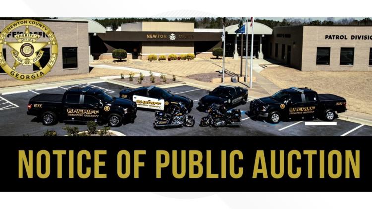 Newton County Sheriff's Office auctioning off old vehicles on Saturday