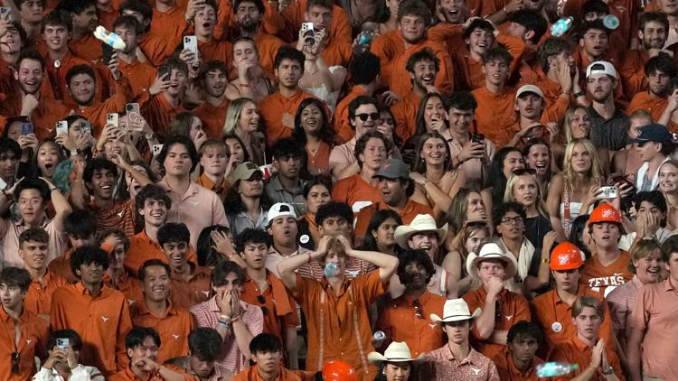 Total number of Texas fans caught and punished for throwing bottles in Georgia game: Zero