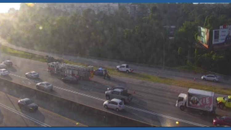 Fatal crash causing big delays on I-85 NB leaving Midtown