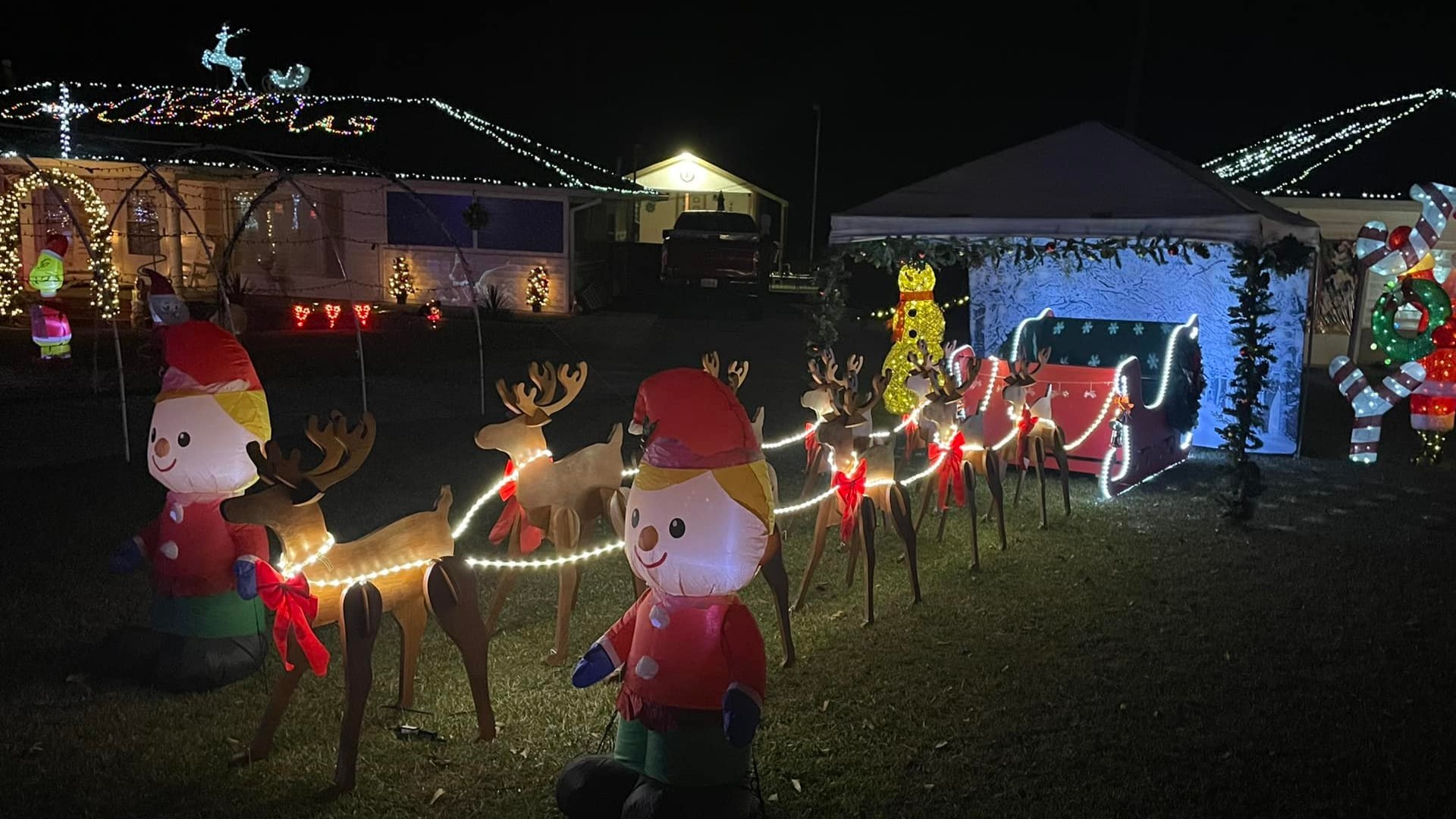 David Nichols loves Christmas and every year his display got bigger. But this year, a complaint led him to turn off his lights.