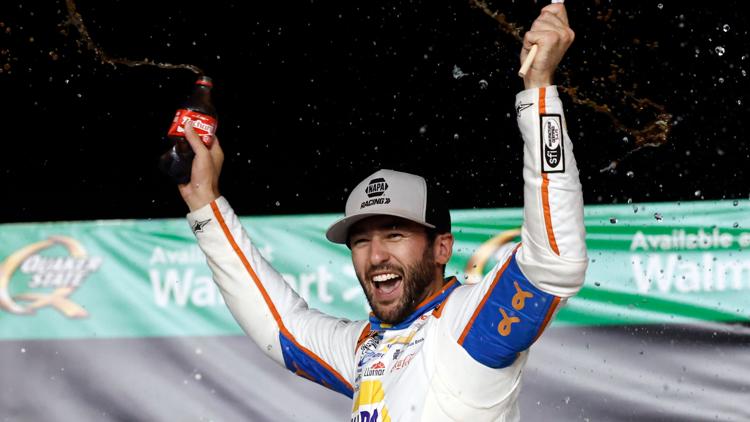 Georgia's Chase Elliott passes Brad Keselowski on final lap to win NASCAR Atlanta race