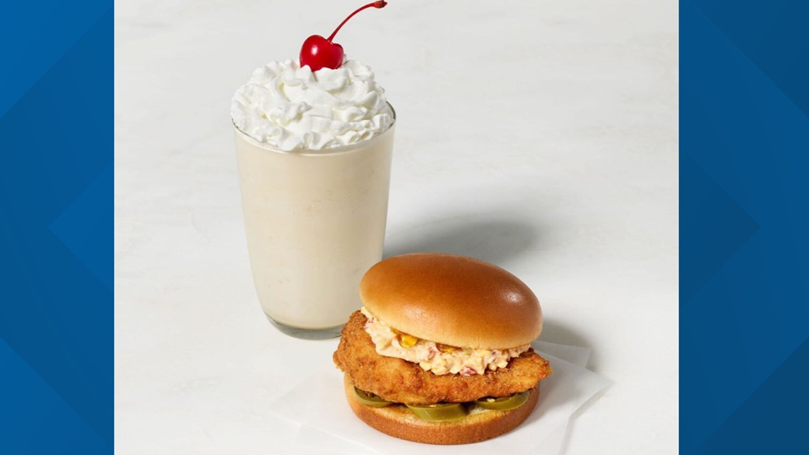 ChickfilA new chicken sandwich, milkshake