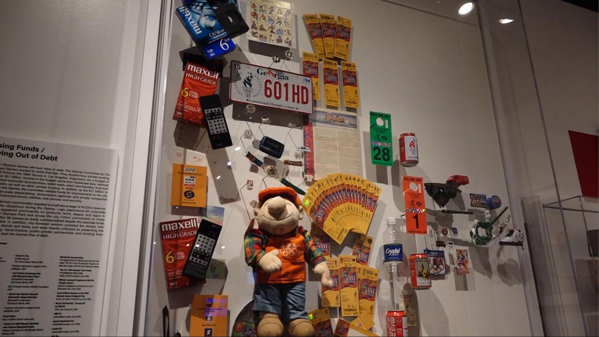 The Atlanta History Center featured century-old Olympic artifacts.