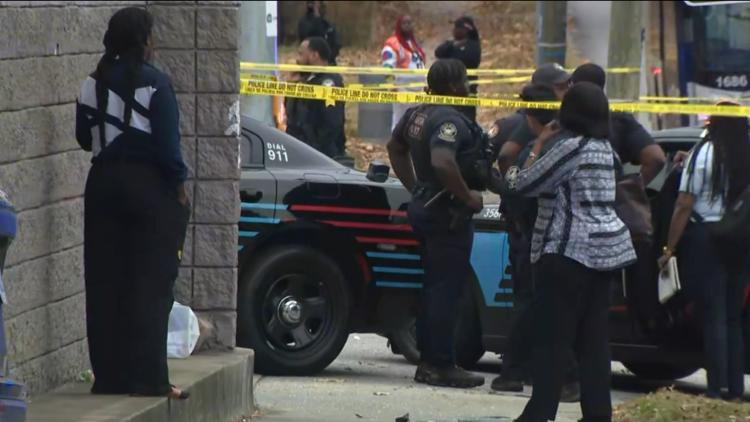 Man hurt from shattered glass after shots fired