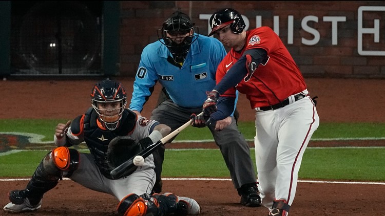 Braves win at home against Astros in World Series Game 3