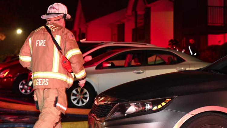 Roswell crews battle 'hidden fire' at apartment complex, 17 residents displaced and 1 cat rescued