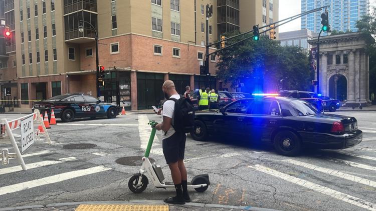 Pedestrian hit and killed in Downtown Atlanta