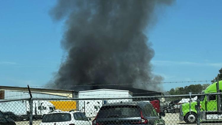 One person injured in Lawrenceville business fire, officials say