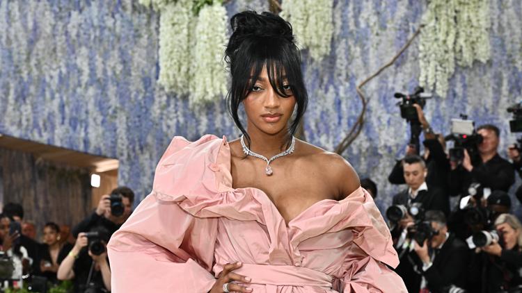 Angel Reese steps out in pink gown at Met Gala