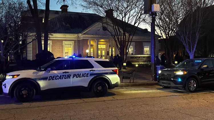 Man critically injured after being shot inside Decatur Library, police say