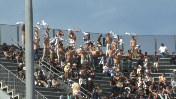 Georgia Tech fans go shirtless in new viral college football trend sweeping nation