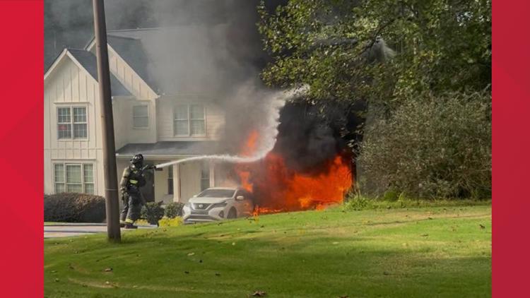 Homeowner suffers minor injuries from house fire in Cherokee County, authorities say