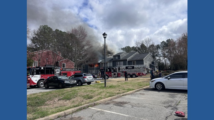 Gwinnett County apartment fire displaces 26; no injuries reported
