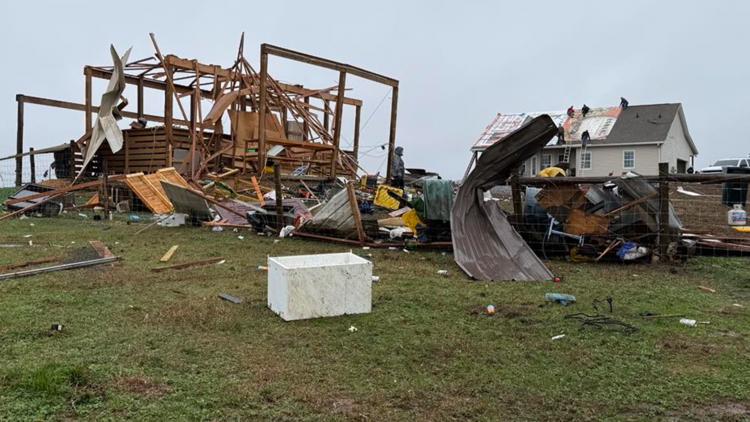 Structures in Carroll County significantly damaged by storms, sheriff's office says