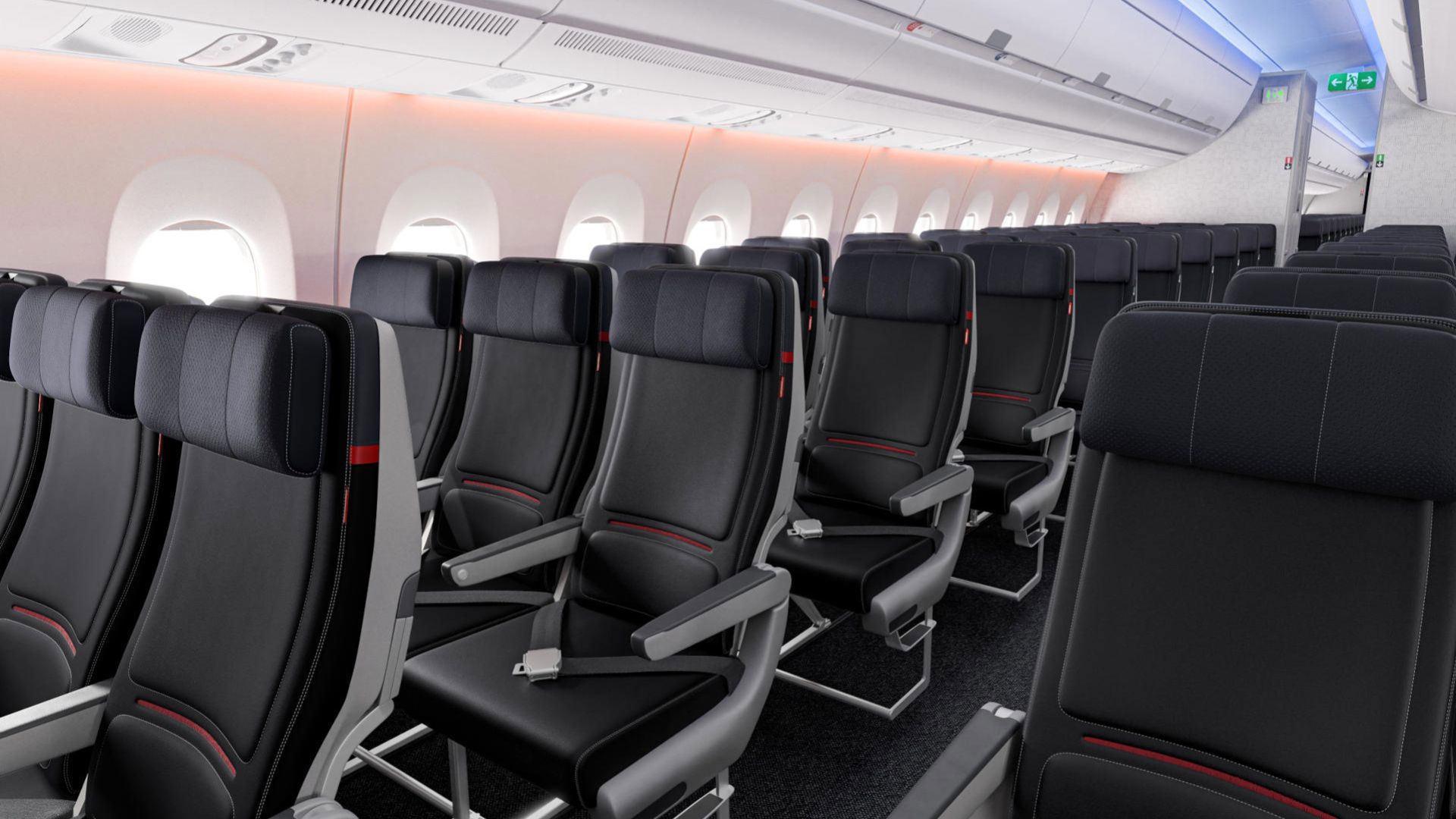 A new color and cloth are being implemented to make the plane feel more modern and comforting for passengers.