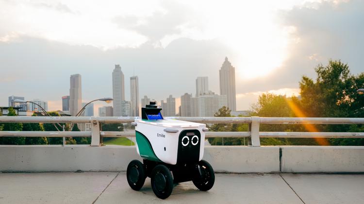 Robo food delivery now available in Atlanta via Uber Eats