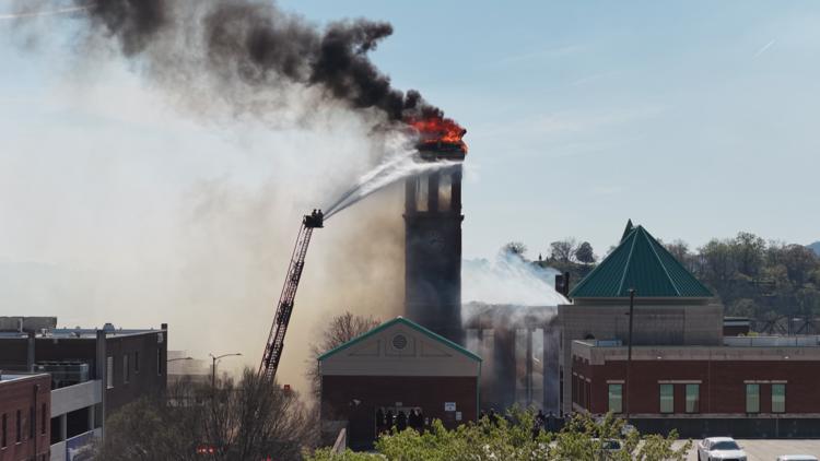 Rome historic courthouse deemed total loss after fire rips through building