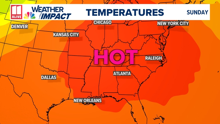 Heat wave hits as summer kicks off, bringing potential health risks to Atlanta, north Georgia