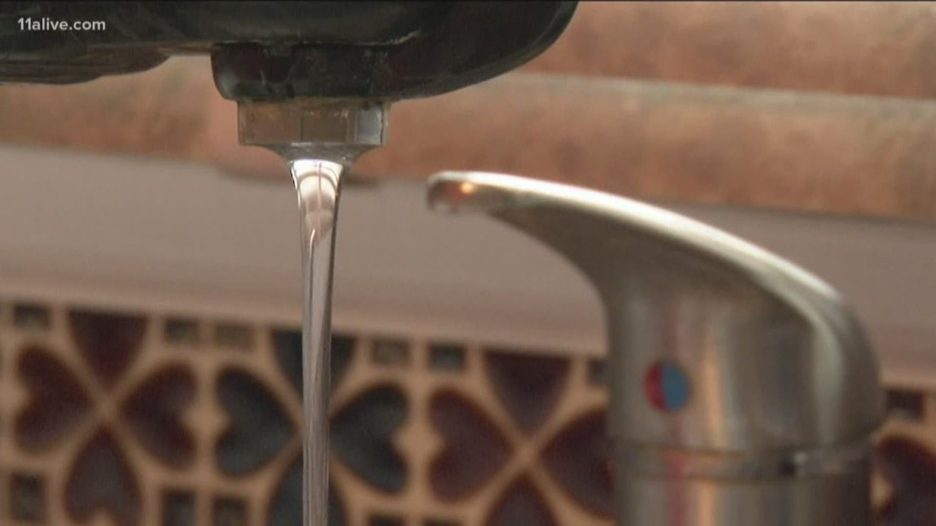 The system experienced a drop in water pressure after a loss of power, Monday night.