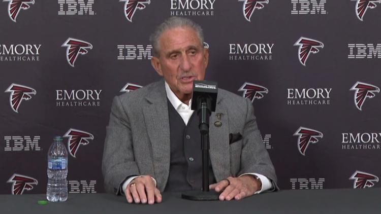 Falcons owner Arthur Blank shares some of hiring timeline for president of football, states Penix 'is our franchise quarterback'
