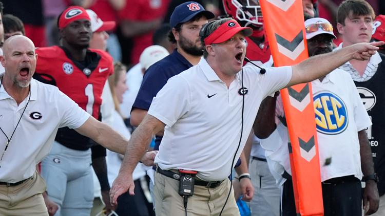 Georgia coach Kirby Smart reaches out to Mississippi State QB Van Buren to explain sideline shove