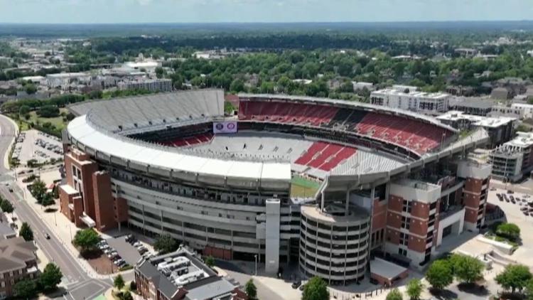 Here's what the forecast will look like by the time Georgia-Alabama kicks off tonight