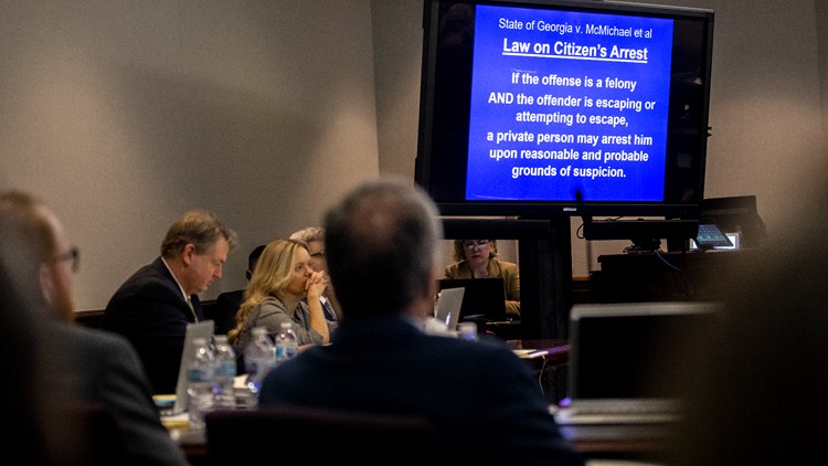 In initial closing arguments, an 'attack on Ahmaud Arbery' vs.  'watching, waiting, believing'