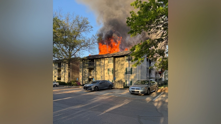 1 person taken to hospital, dozens displaced after heavy fire at Clayton County apartment, fire officials say