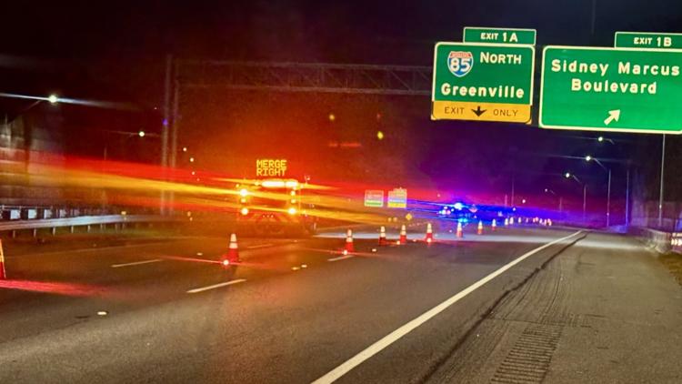 Motorcyclist decapitated after crashing into barrier on Interstate 85