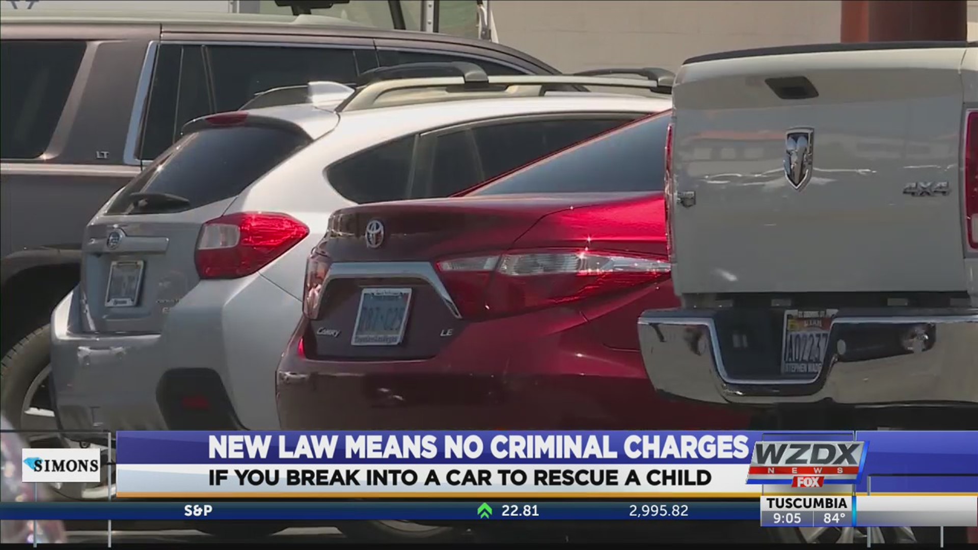 New law means no criminal charges for breaking into car to rescue child