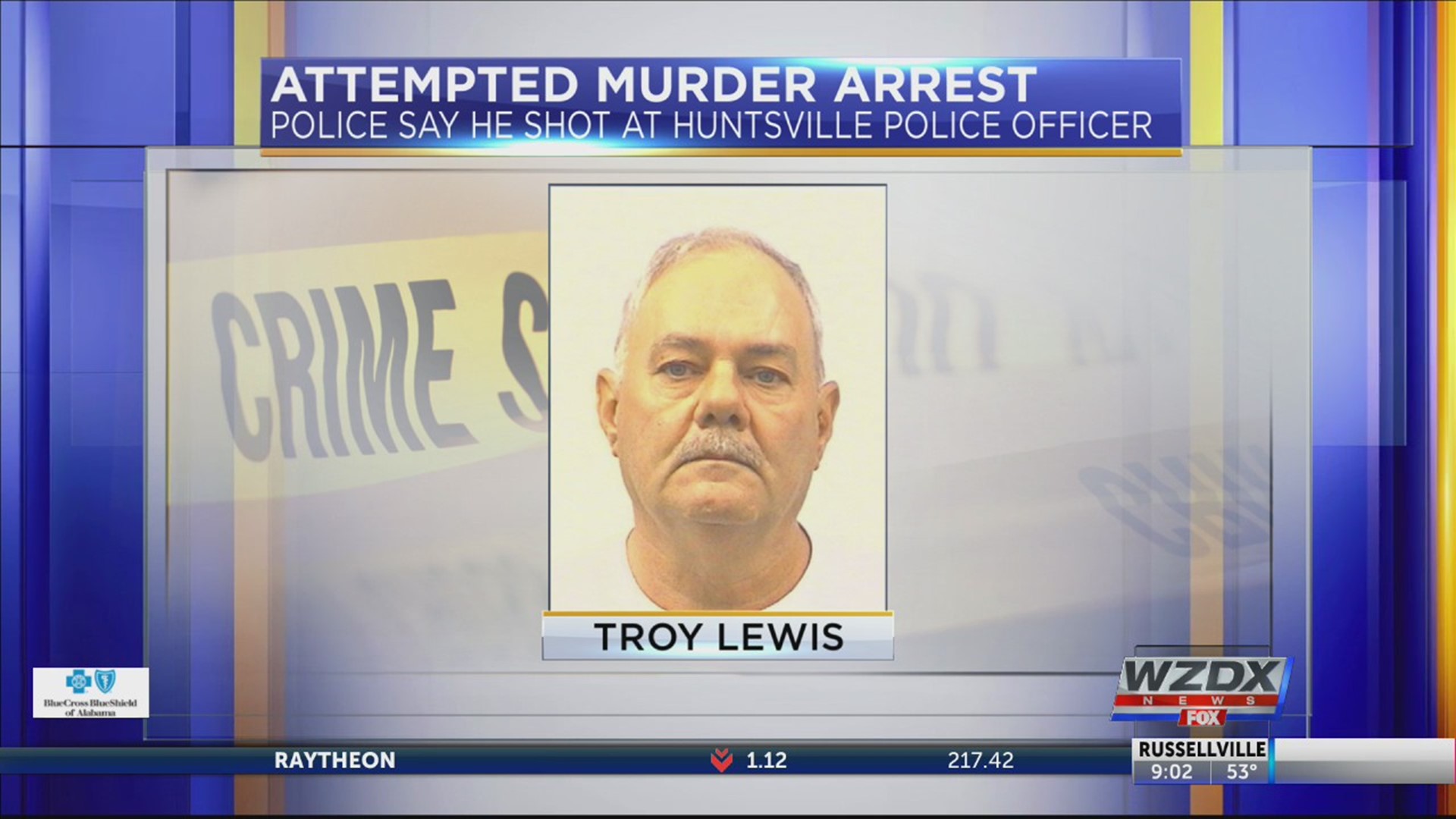 Troy Lewis has been hospitalized after being taken into custody. While he only obtained minor injuries being arrested, when he reached the hospital, pre-existing medical conditions required that he stay for additional treatment.