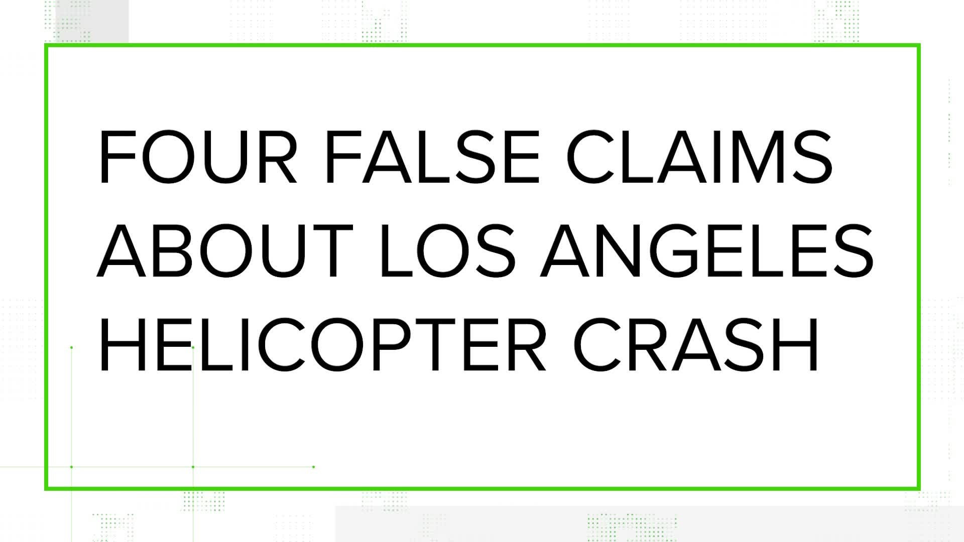 Be careful what you share! Rumors flew after the helicopter crash that killed NBA superstar Kobe Bryant.