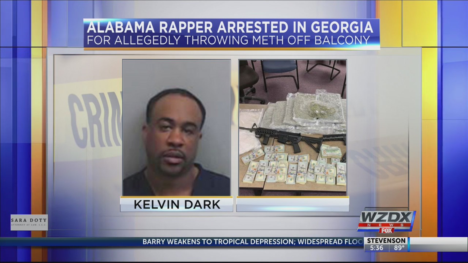 An Alabama rapper was arrested in Georgia last week on drug charges.