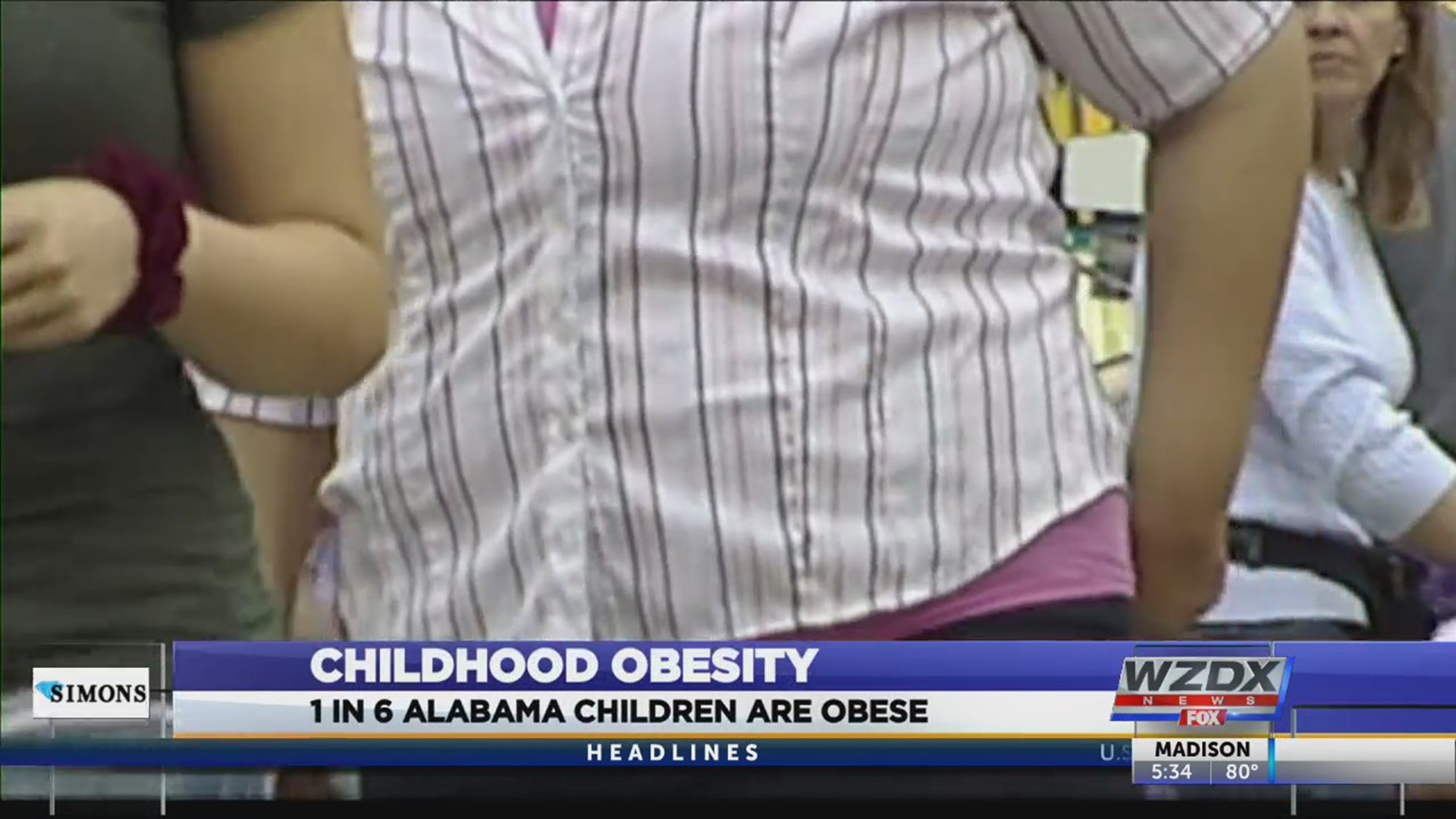 One-in-seven children are obese in our country.
