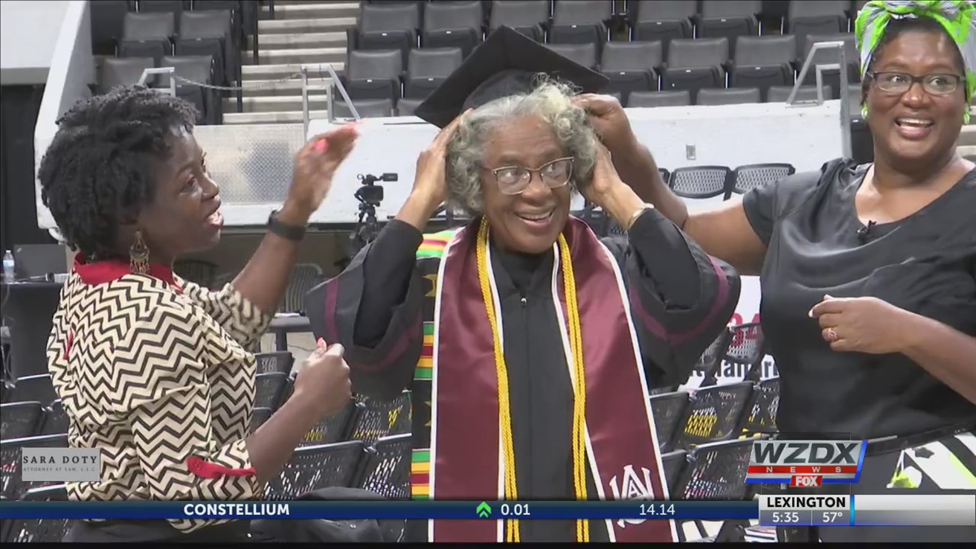 An 80-year old woman graduated from Alabama A&M University Friday, spreading her story of inspiration.