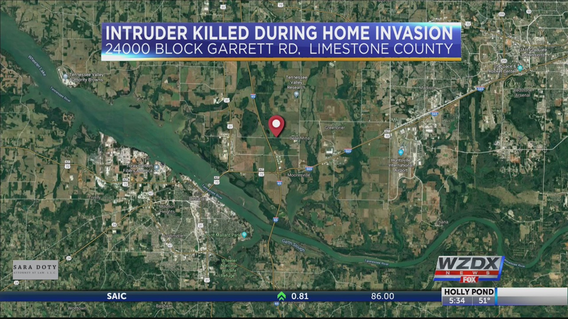 An man is dead following an alleged home invasion in Limestone County.