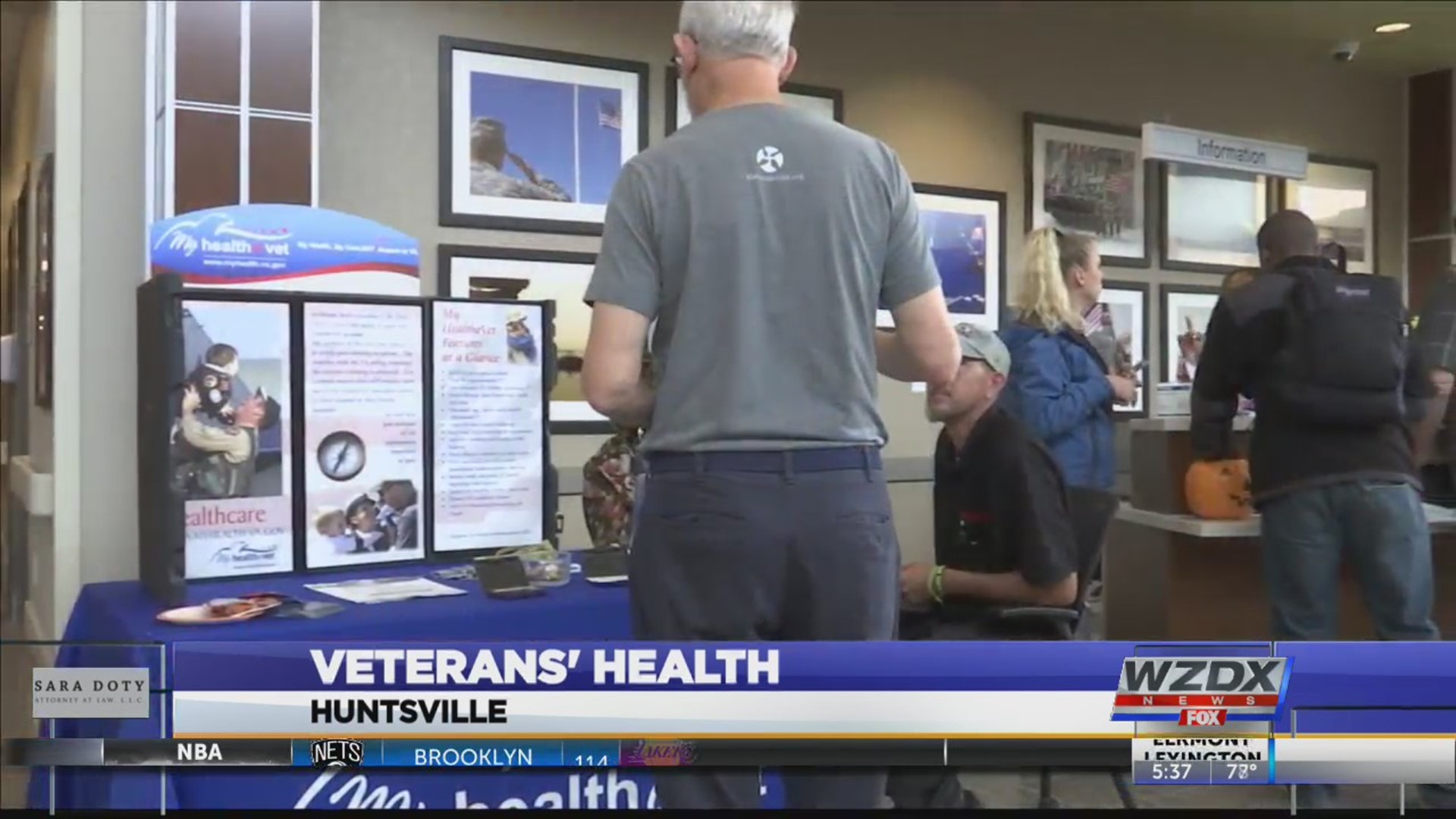 Today local veterans stopped by the Huntsville Veterans Affairs Clinic for a fellowship and care fair.