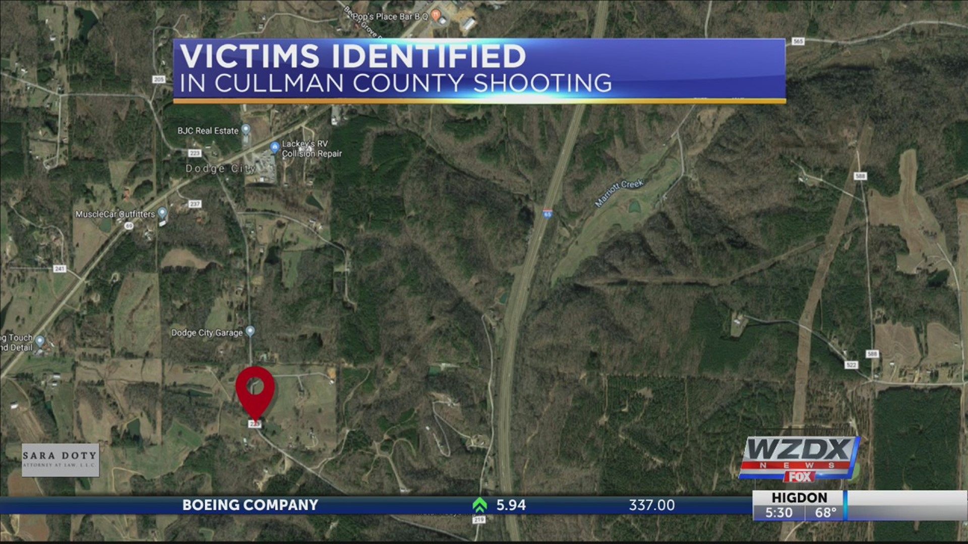 The Cullman County Sheriff's Office has released the names of Monday's shooting victims.