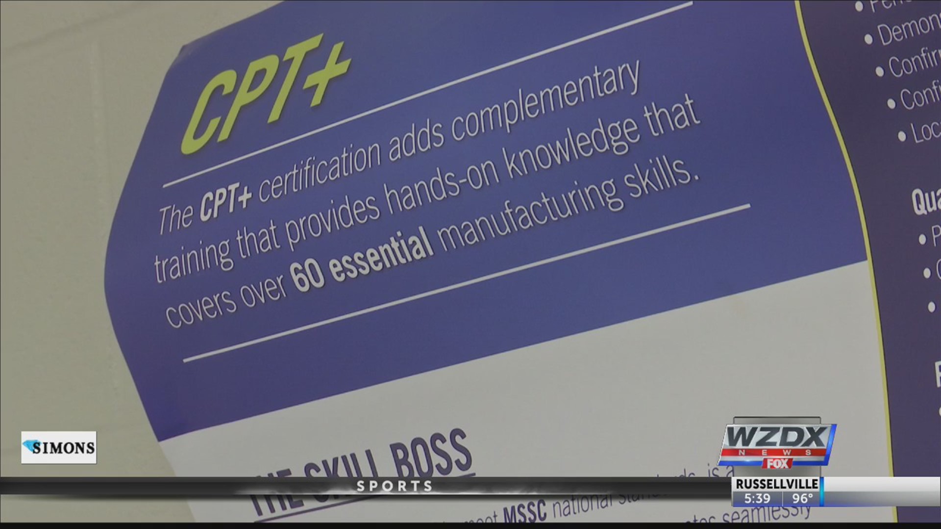 Calhoun is helping individuals find manufacturing jobs with a new, free certification program.