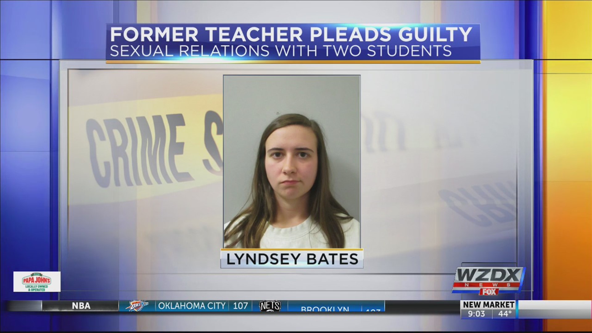 A former Madison County teacher who was arrested last spring pleads guilty to criminal charges of having sexual relations with two students.