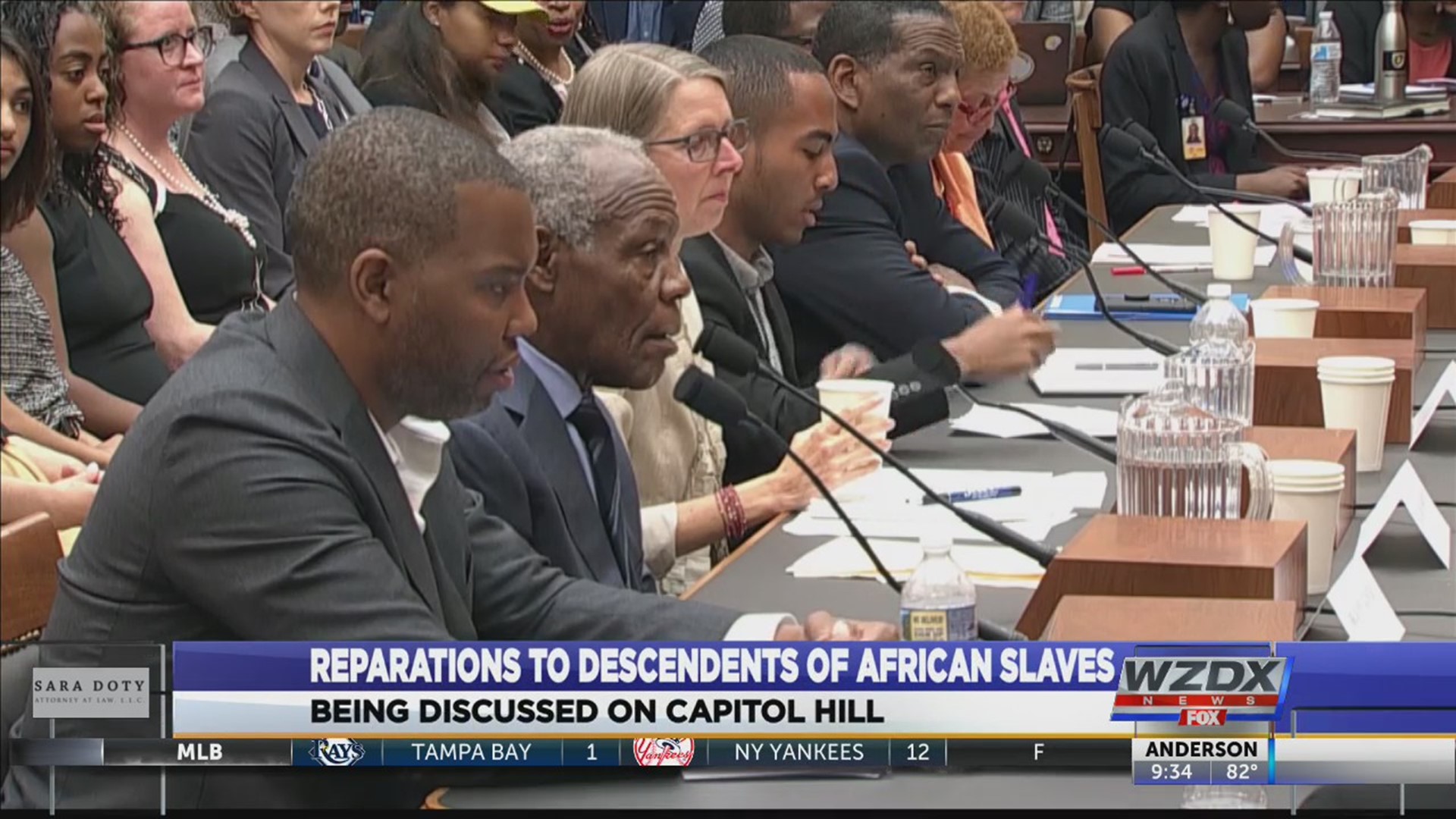 Congress talked about payment, or reparations, to the descendants of African slaves.