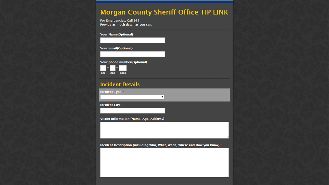 Co. Sheriff’s Office launches new online tip line